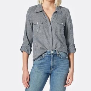 Joie Navy Booker Button Down Size M